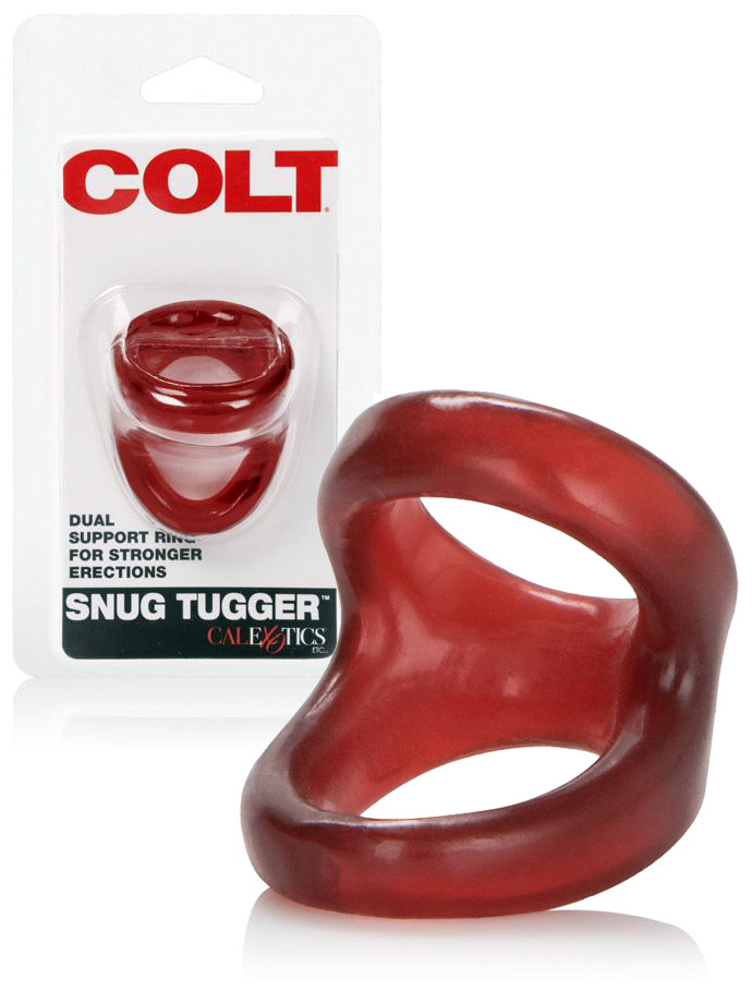 COLT Snug Tugger Doppel-Penisring Rot
