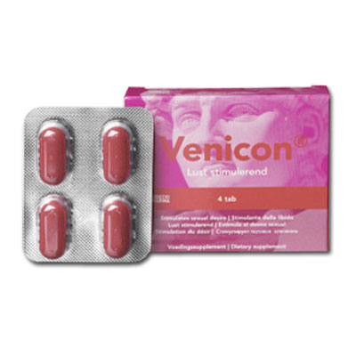 Venicon - Integratore stimolante per donne - 4 compresse