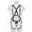 King Cock - 11 inch Hollow Strap-On Suspender System Natur