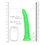 RealRock - Dildo senza testicoli da 25 cm - verde fluo